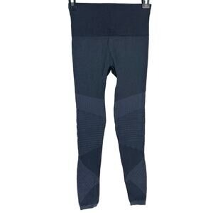 Spanx Seamless Moto Leggings Womens Size XS Charcoal Gray